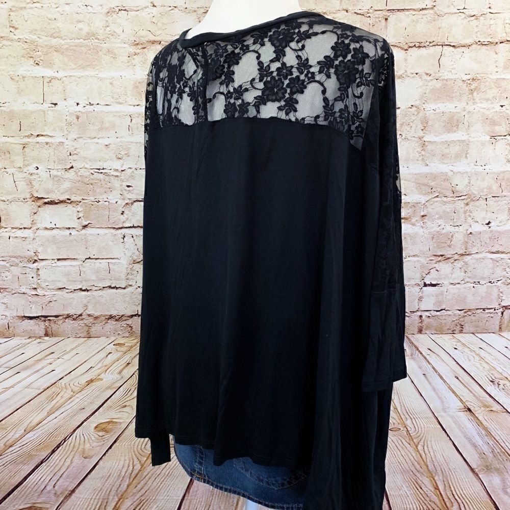 Express oversized dolman lace top - Picture 3 of 6